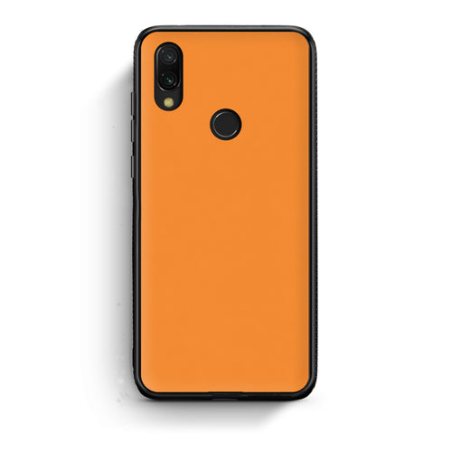 Θήκη Xiaomi Redmi 7 Tangerine Orange από τη Smartfits με σχέδιο στο πίσω μέρος και μαύρο περίβλημα | Xiaomi Redmi 7 Tangerine Orange case with colorful back and black bezels