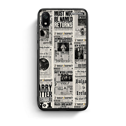 Xiaomi Redmi 7A Harry Paper θήκη από τη Smartfits με σχέδιο στο πίσω μέρος και μαύρο περίβλημα | Smartphone case with colorful back and black bezels by Smartfits