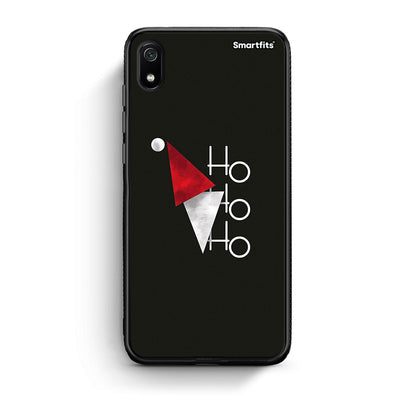 Xiaomi Redmi 7A Minimal Christmas θήκη από τη Smartfits με σχέδιο στο πίσω μέρος και μαύρο περίβλημα | Smartphone case with colorful back and black bezels by Smartfits
