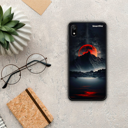 Red Full Moon - Xiaomi Redmi 7A θήκη