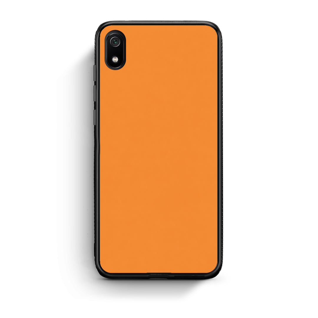 Θήκη Xiaomi Redmi 7A Tangerine Orange από τη Smartfits με σχέδιο στο πίσω μέρος και μαύρο περίβλημα | Xiaomi Redmi 7A Tangerine Orange case with colorful back and black bezels