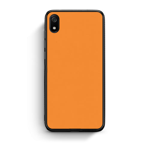 Θήκη Xiaomi Redmi 7A Tangerine Orange από τη Smartfits με σχέδιο στο πίσω μέρος και μαύρο περίβλημα | Xiaomi Redmi 7A Tangerine Orange case with colorful back and black bezels