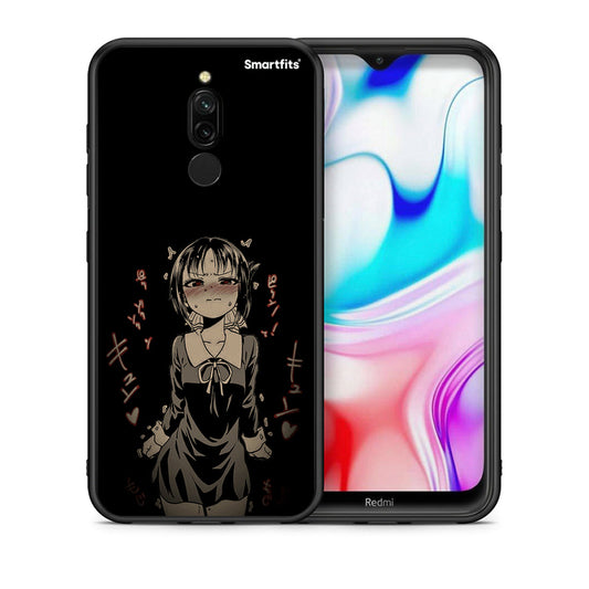 Θήκη Xiaomi Redmi 8 Anime Girl από τη Smartfits με σχέδιο στο πίσω μέρος και μαύρο περίβλημα | Xiaomi Redmi 8 Anime Girl case with colorful back and black bezels