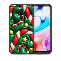 Thumbnail for Θήκη Xiaomi Redmi 8 Christmas Bubbles από τη Smartfits με σχέδιο στο πίσω μέρος και μαύρο περίβλημα | Xiaomi Redmi 8 Christmas Bubbles case with colorful back and black bezels