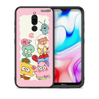 Thumbnail for Θήκη Xiaomi Redmi 8 Cute Companion από τη Smartfits με σχέδιο στο πίσω μέρος και μαύρο περίβλημα | Xiaomi Redmi 8 Cute Companion case with colorful back and black bezels