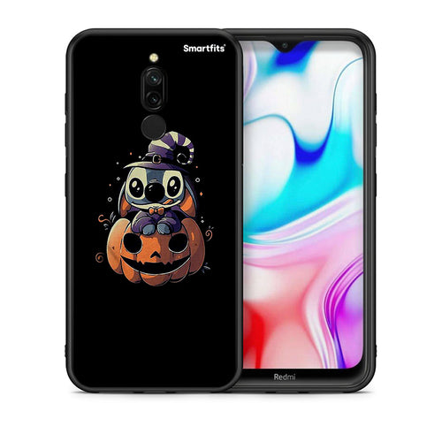 Θήκη Xiaomi Redmi 8 Halloween Stitch από τη Smartfits με σχέδιο στο πίσω μέρος και μαύρο περίβλημα | Xiaomi Redmi 8 Halloween Stitch case with colorful back and black bezels