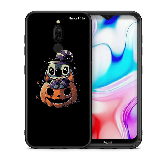Θήκη Xiaomi Redmi 8 Halloween Stitch από τη Smartfits με σχέδιο στο πίσω μέρος και μαύρο περίβλημα | Xiaomi Redmi 8 Halloween Stitch case with colorful back and black bezels