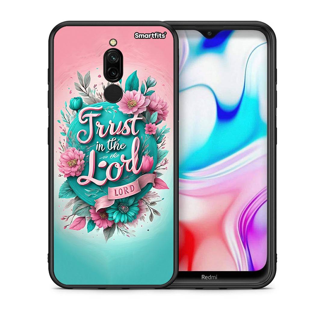 Θήκη Xiaomi Redmi 8 Lord Trust από τη Smartfits με σχέδιο στο πίσω μέρος και μαύρο περίβλημα | Xiaomi Redmi 8 Lord Trust case with colorful back and black bezels