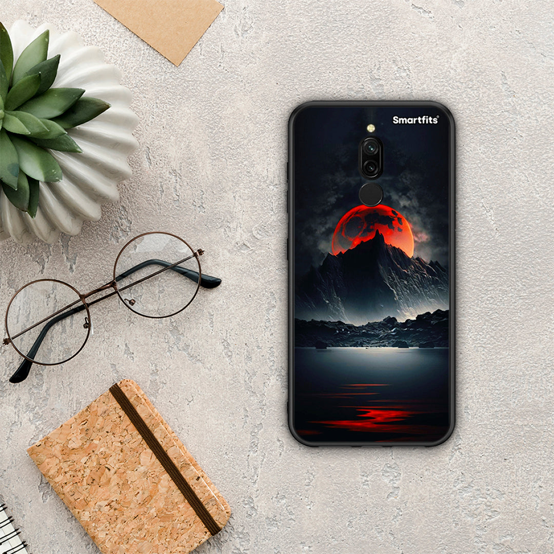 Red Full Moon - Xiaomi Redmi 8 θήκη