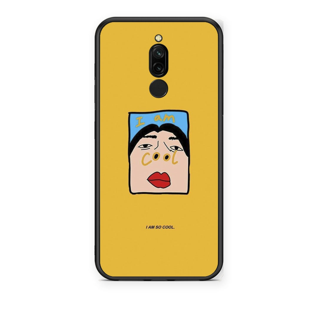 Θήκη Xiaomi Redmi 8 So Cool από τη Smartfits με σχέδιο στο πίσω μέρος και μαύρο περίβλημα | Xiaomi Redmi 8 So Cool case with colorful back and black bezels