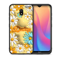 Thumbnail for Θήκη Xiaomi Redmi 8A Bubble Daisies από τη Smartfits με σχέδιο στο πίσω μέρος και μαύρο περίβλημα | Xiaomi Redmi 8A Bubble Daisies case with colorful back and black bezels