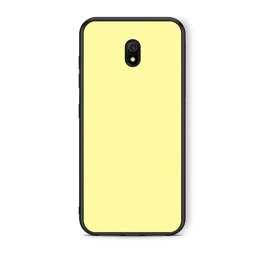 Θήκη Xiaomi Redmi 8A Butter Yellow από τη Smartfits με σχέδιο στο πίσω μέρος και μαύρο περίβλημα | Xiaomi Redmi 8A Butter Yellow case with colorful back and black bezels