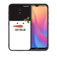 Thumbnail for Θήκη Xiaomi Redmi 8A Christmas Chillin από τη Smartfits με σχέδιο στο πίσω μέρος και μαύρο περίβλημα | Xiaomi Redmi 8A Christmas Chillin case with colorful back and black bezels