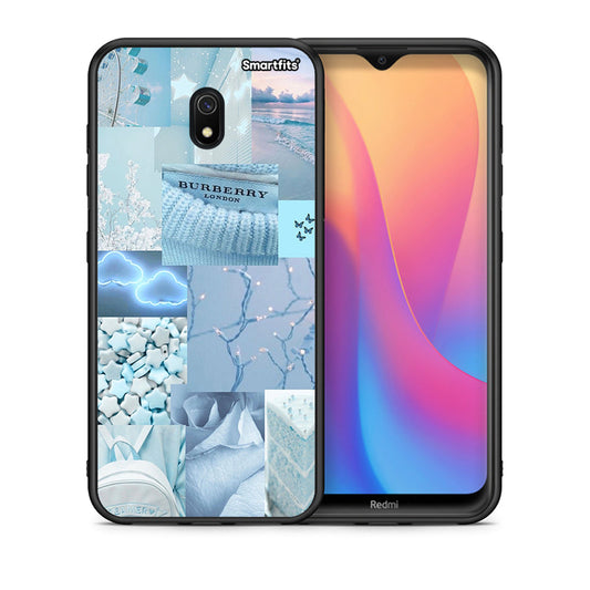 Θήκη Xiaomi Redmi 8A Ciel Aesthetic Collage από τη Smartfits με σχέδιο στο πίσω μέρος και μαύρο περίβλημα | Xiaomi Redmi 8A Ciel Aesthetic Collage case with colorful back and black bezels