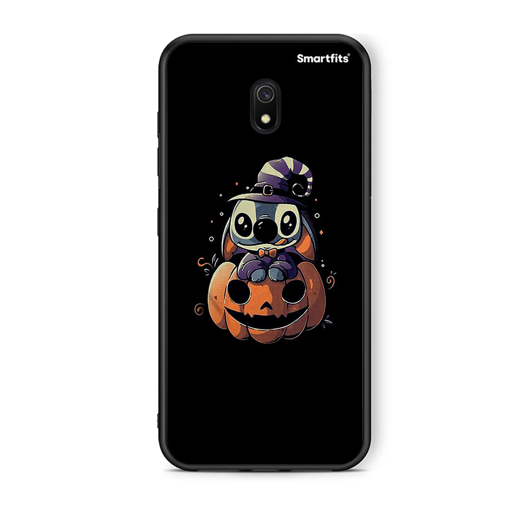 Xiaomi Redmi 8A Halloween Stitch θήκη από τη Smartfits με σχέδιο στο πίσω μέρος και μαύρο περίβλημα | Smartphone case with colorful back and black bezels by Smartfits