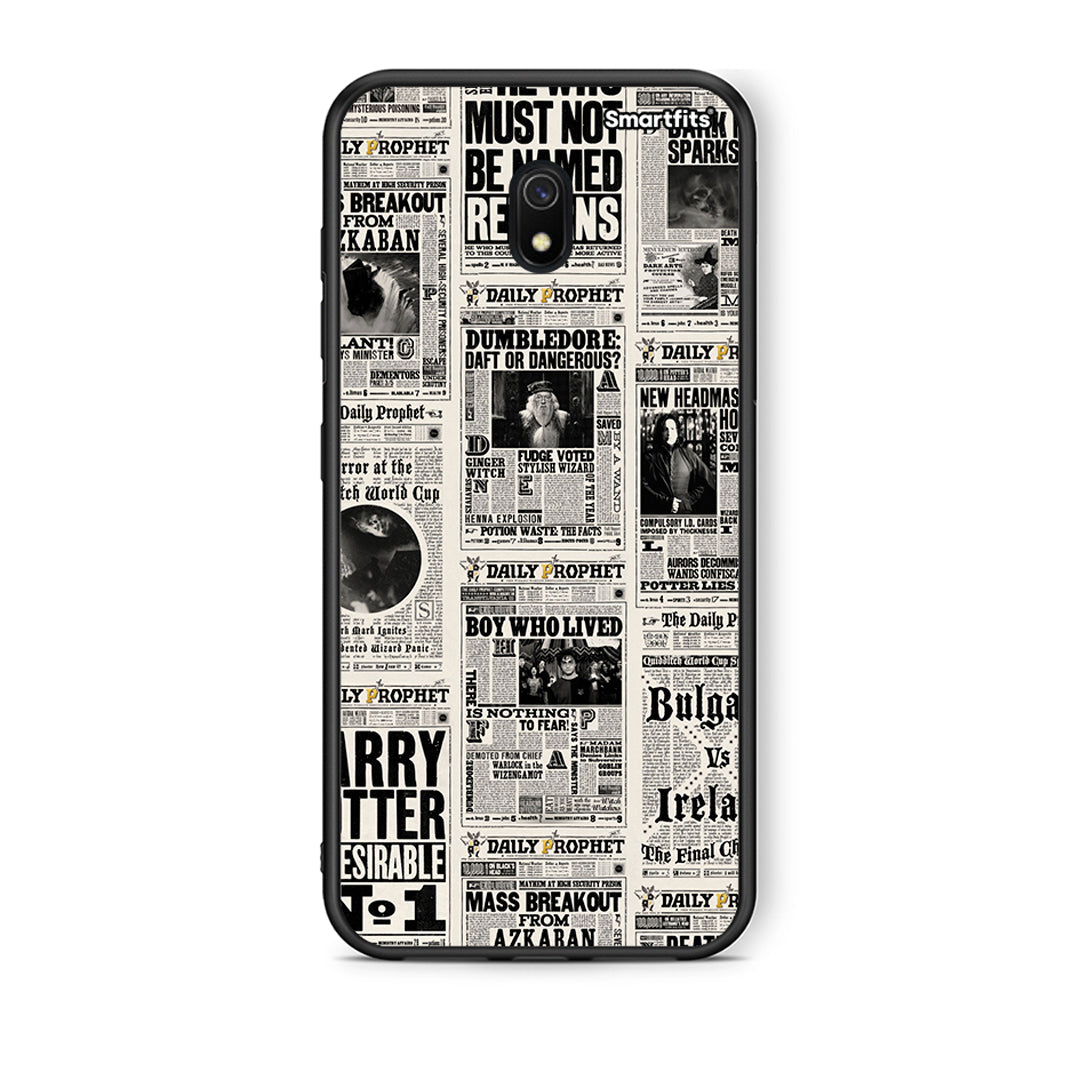 Xiaomi Redmi 8A Harry Paper θήκη από τη Smartfits με σχέδιο στο πίσω μέρος και μαύρο περίβλημα | Smartphone case with colorful back and black bezels by Smartfits