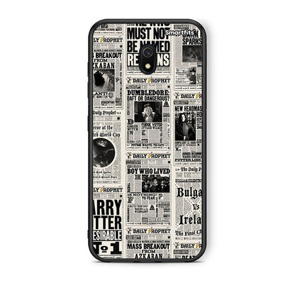 Xiaomi Redmi 8A Harry Paper θήκη από τη Smartfits με σχέδιο στο πίσω μέρος και μαύρο περίβλημα | Smartphone case with colorful back and black bezels by Smartfits
