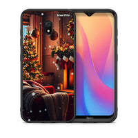 Thumbnail for Θήκη Xiaomi Redmi 8A Home For Christmas από τη Smartfits με σχέδιο στο πίσω μέρος και μαύρο περίβλημα | Xiaomi Redmi 8A Home For Christmas case with colorful back and black bezels