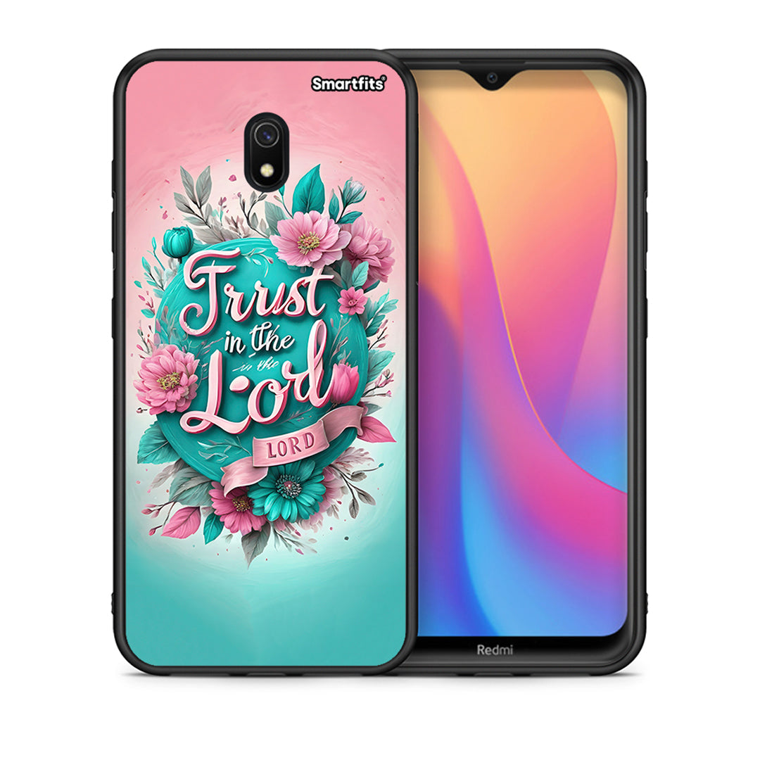 Θήκη Xiaomi Redmi 8A Lord Trust από τη Smartfits με σχέδιο στο πίσω μέρος και μαύρο περίβλημα | Xiaomi Redmi 8A Lord Trust case with colorful back and black bezels