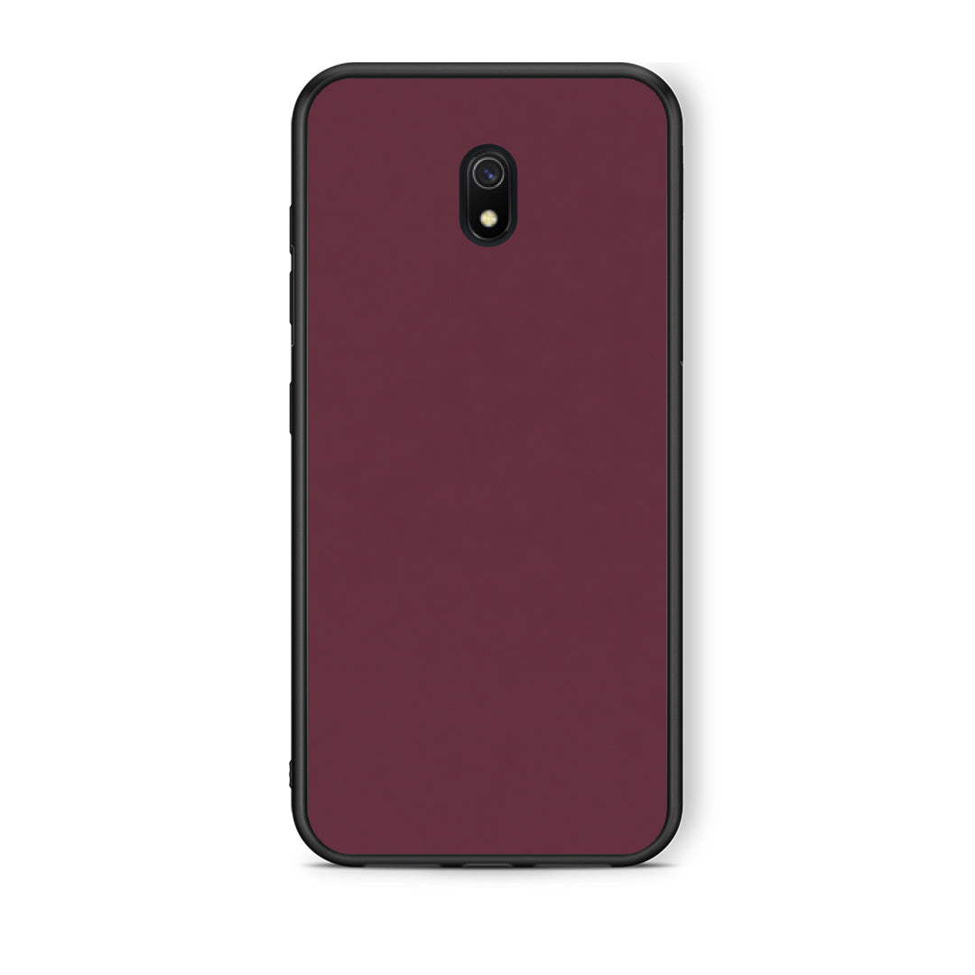 Θήκη Xiaomi Redmi 8A Muted Burgundy από τη Smartfits με σχέδιο στο πίσω μέρος και μαύρο περίβλημα | Xiaomi Redmi 8A Muted Burgundy case with colorful back and black bezels