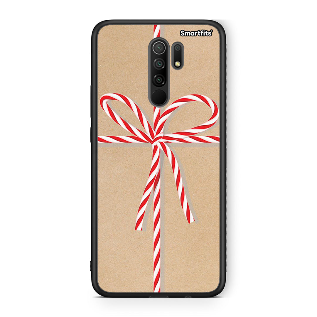 Xiaomi Redmi 9/9 Prime Christmas Gift θήκη από τη Smartfits με σχέδιο στο πίσω μέρος και μαύρο περίβλημα | Smartphone case with colorful back and black bezels by Smartfits