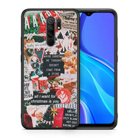 Thumbnail for Θήκη Xiaomi Redmi 9/9 Prime Christmas Happiness από τη Smartfits με σχέδιο στο πίσω μέρος και μαύρο περίβλημα | Xiaomi Redmi 9/9 Prime Christmas Happiness case with colorful back and black bezels