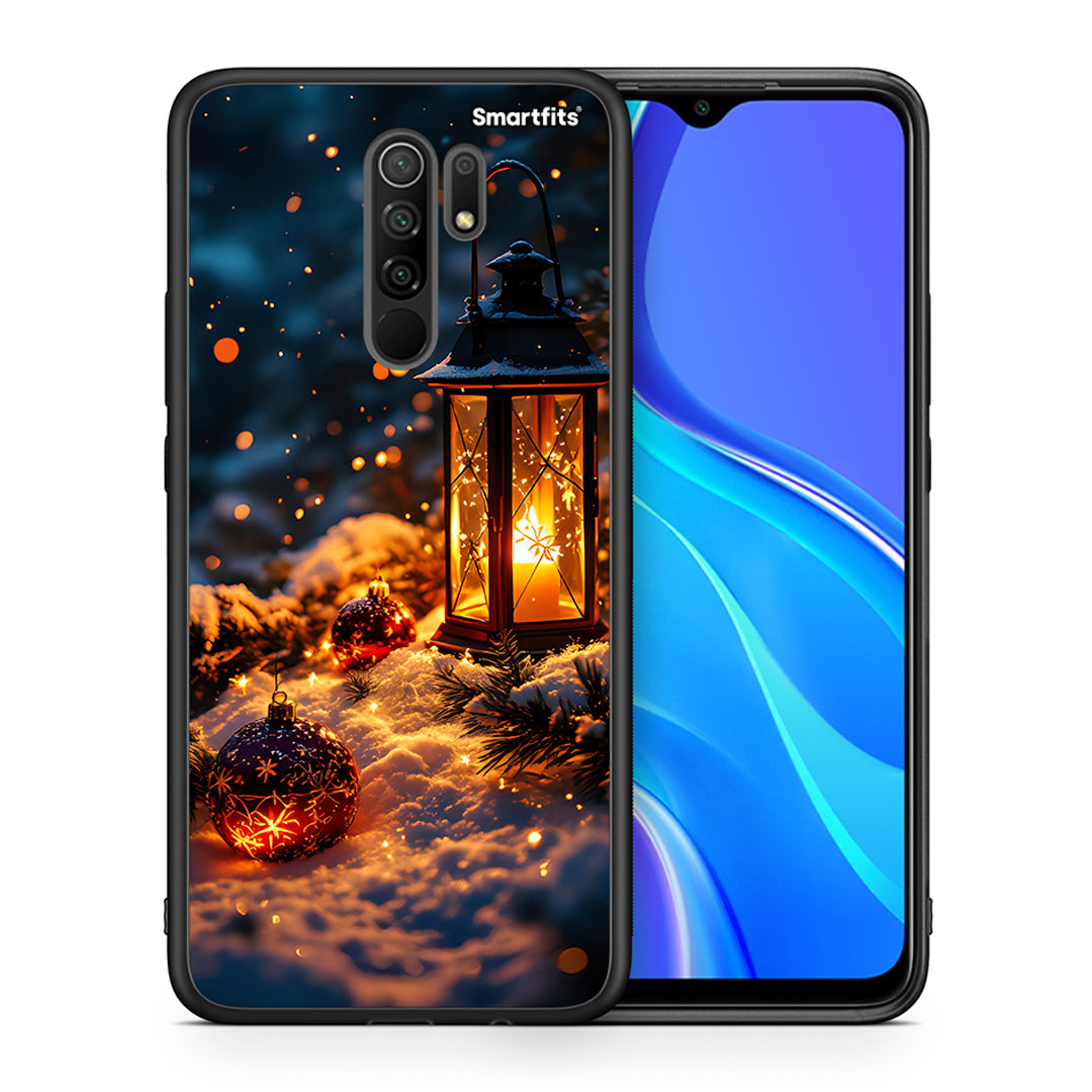 Θήκη Xiaomi Redmi 9/9 Prime Christmas Ornaments από τη Smartfits με σχέδιο στο πίσω μέρος και μαύρο περίβλημα | Xiaomi Redmi 9/9 Prime Christmas Ornaments case with colorful back and black bezels