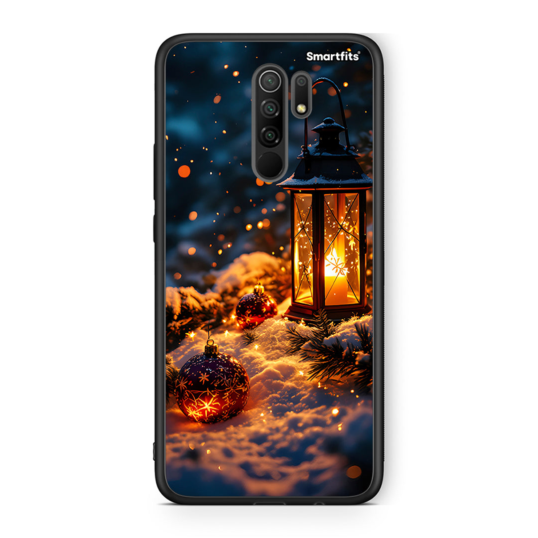 Xiaomi Redmi 9/9 Prime Christmas Ornaments θήκη από τη Smartfits με σχέδιο στο πίσω μέρος και μαύρο περίβλημα | Smartphone case with colorful back and black bezels by Smartfits