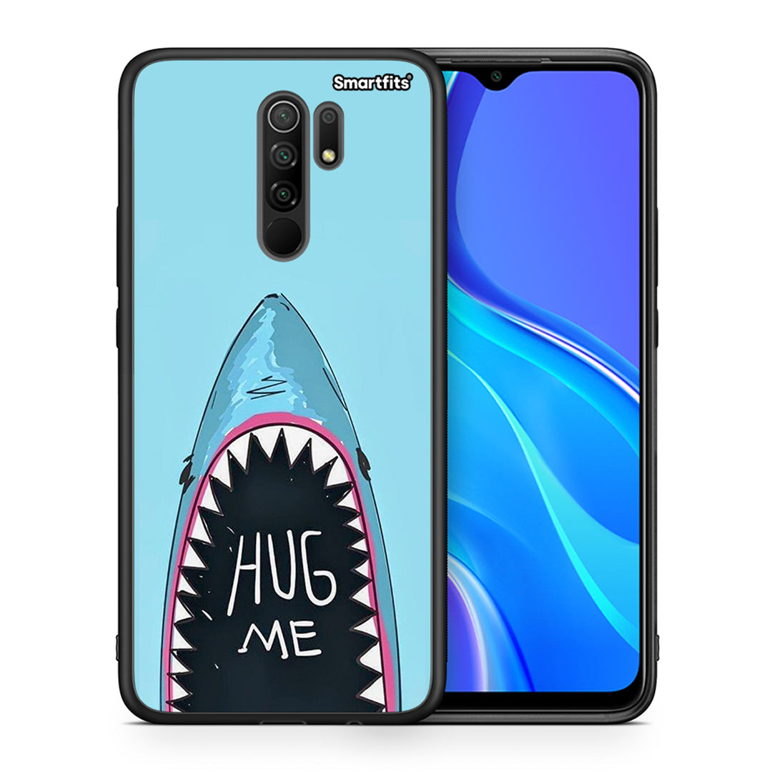 Θήκη Xiaomi Redmi 9/9 Prime Hug Me από τη Smartfits με σχέδιο στο πίσω μέρος και μαύρο περίβλημα | Xiaomi Redmi 9/9 Prime Hug Me case with colorful back and black bezels