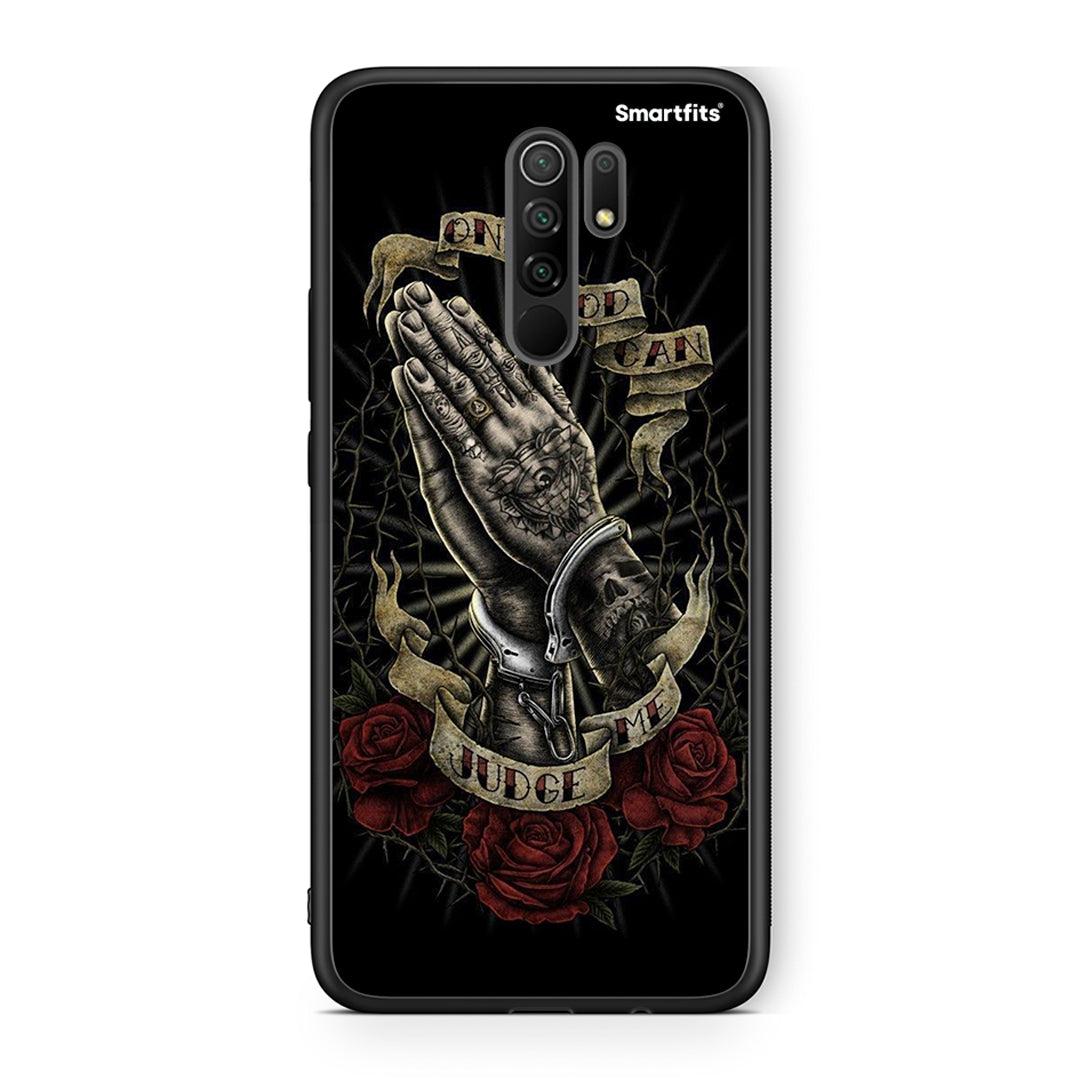 Xiaomi Redmi 9/9 Prime Judge By God θήκη από τη Smartfits με σχέδιο στο πίσω μέρος και μαύρο περίβλημα | Smartphone case with colorful back and black bezels by Smartfits