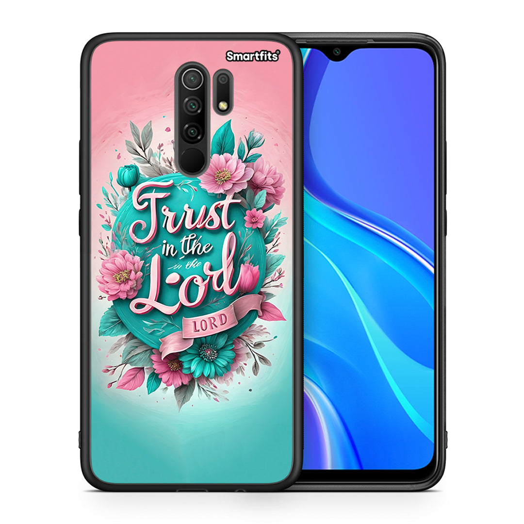 Θήκη Xiaomi Redmi 9/9 Prime Lord Trust από τη Smartfits με σχέδιο στο πίσω μέρος και μαύρο περίβλημα | Xiaomi Redmi 9/9 Prime Lord Trust case with colorful back and black bezels