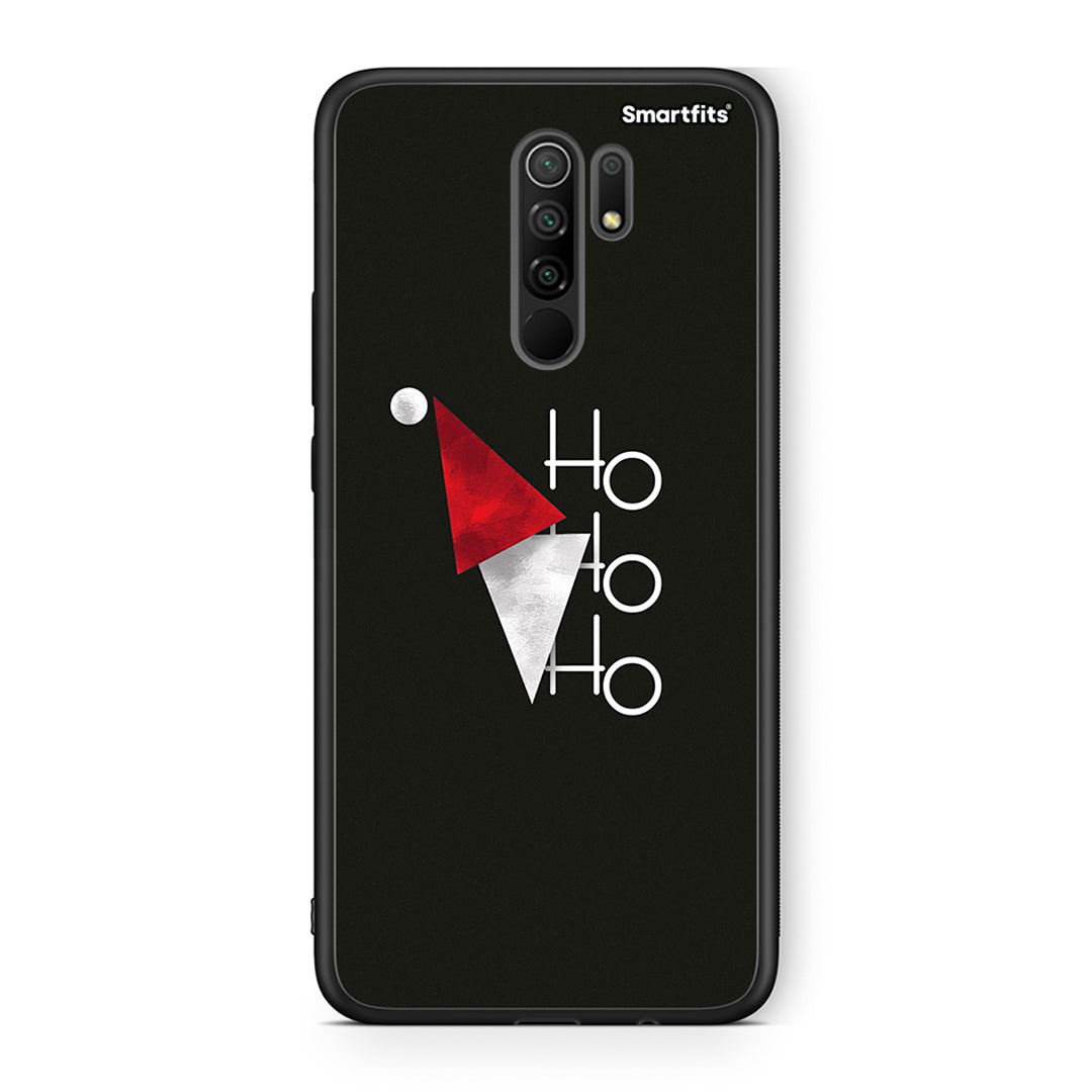 Xiaomi Redmi 9/9 Prime Minimal Christmas θήκη από τη Smartfits με σχέδιο στο πίσω μέρος και μαύρο περίβλημα | Smartphone case with colorful back and black bezels by Smartfits