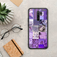 Thumbnail for Purple Aesthetic Collage - Xiaomi Redmi 9 / 9 Prime θήκη