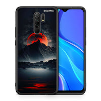 Thumbnail for Θήκη Xiaomi Redmi 9/9 Prime Red Full Moon από τη Smartfits με σχέδιο στο πίσω μέρος και μαύρο περίβλημα | Xiaomi Redmi 9/9 Prime Red Full Moon case with colorful back and black bezels