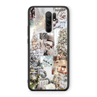 Thumbnail for Xiaomi Redmi 9/9 Prime White Christmas θήκη από τη Smartfits με σχέδιο στο πίσω μέρος και μαύρο περίβλημα | Smartphone case with colorful back and black bezels by Smartfits