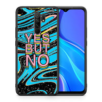 Thumbnail for Θήκη Xiaomi Redmi 9/9 Prime Yes But No από τη Smartfits με σχέδιο στο πίσω μέρος και μαύρο περίβλημα | Xiaomi Redmi 9/9 Prime Yes But No case with colorful back and black bezels