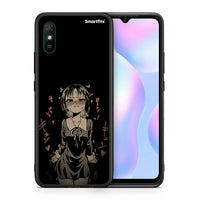 Thumbnail for Θήκη Xiaomi Redmi 9A Anime Girl από τη Smartfits με σχέδιο στο πίσω μέρος και μαύρο περίβλημα | Xiaomi Redmi 9A Anime Girl case with colorful back and black bezels