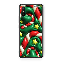 Thumbnail for Xiaomi Redmi 9A Christmas Bubbles θήκη από τη Smartfits με σχέδιο στο πίσω μέρος και μαύρο περίβλημα | Smartphone case with colorful back and black bezels by Smartfits