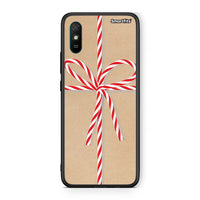 Thumbnail for Xiaomi Redmi 9A Christmas Gift θήκη από τη Smartfits με σχέδιο στο πίσω μέρος και μαύρο περίβλημα | Smartphone case with colorful back and black bezels by Smartfits