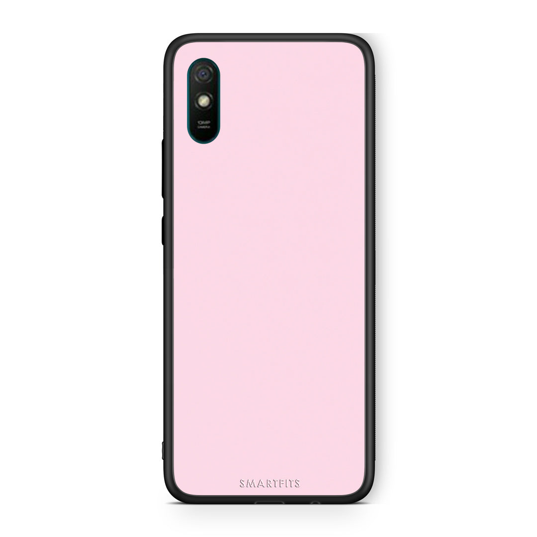 Θήκη Xiaomi Redmi 9A / 9AT Pale Pink από τη Smartfits με σχέδιο στο πίσω μέρος και μαύρο περίβλημα | Xiaomi Redmi 9A / 9AT Pale Pink case with colorful back and black bezels