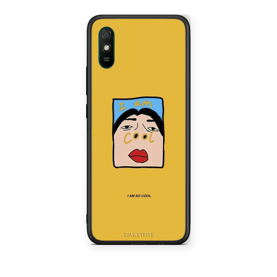 Θήκη Xiaomi Redmi 9A / 9AT So Cool από τη Smartfits με σχέδιο στο πίσω μέρος και μαύρο περίβλημα | Xiaomi Redmi 9A / 9AT So Cool case with colorful back and black bezels