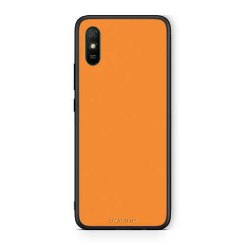 Θήκη Xiaomi Redmi 9A / 9AT Tangerine Orange από τη Smartfits με σχέδιο στο πίσω μέρος και μαύρο περίβλημα | Xiaomi Redmi 9A / 9AT Tangerine Orange case with colorful back and black bezels