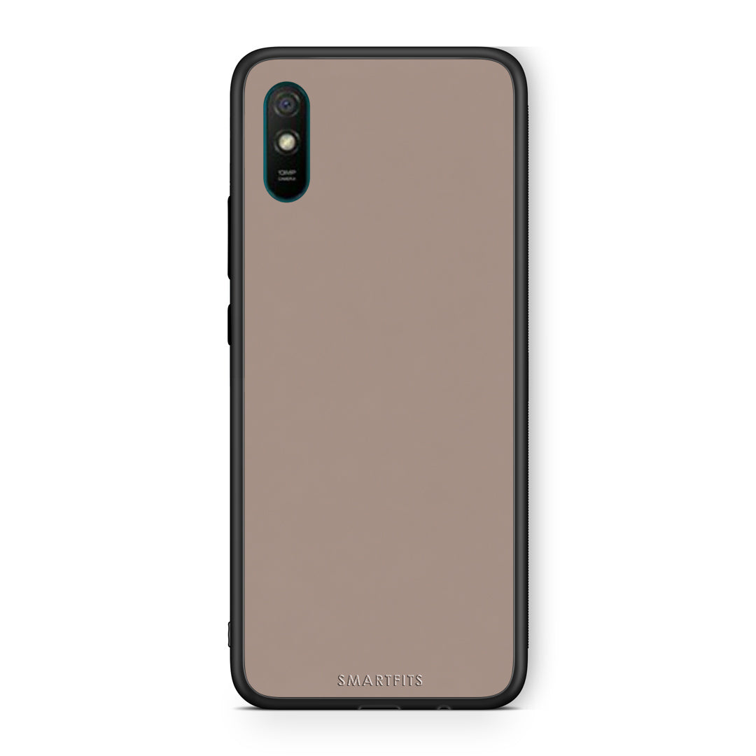 Θήκη Xiaomi Redmi 9A / 9AT Warm Taupe από τη Smartfits με σχέδιο στο πίσω μέρος και μαύρο περίβλημα | Xiaomi Redmi 9A / 9AT Warm Taupe case with colorful back and black bezels