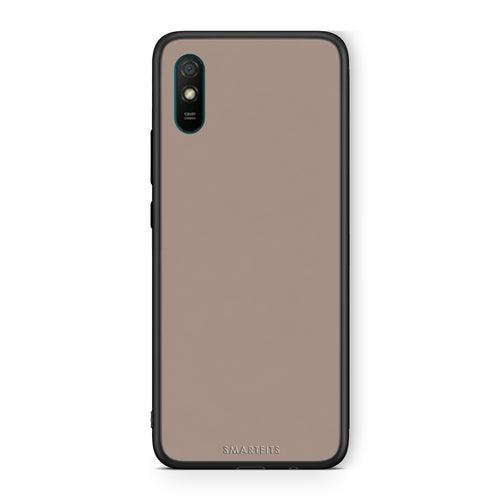 Θήκη Xiaomi Redmi 9A / 9AT Warm Taupe από τη Smartfits με σχέδιο στο πίσω μέρος και μαύρο περίβλημα | Xiaomi Redmi 9A / 9AT Warm Taupe case with colorful back and black bezels