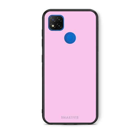 Θήκη Xiaomi Redmi 9C Cotton Candy Pink από τη Smartfits με σχέδιο στο πίσω μέρος και μαύρο περίβλημα | Xiaomi Redmi 9C Cotton Candy Pink case with colorful back and black bezels