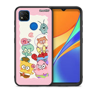 Thumbnail for Θήκη Xiaomi Redmi 9C Cute Companion από τη Smartfits με σχέδιο στο πίσω μέρος και μαύρο περίβλημα | Xiaomi Redmi 9C Cute Companion case with colorful back and black bezels