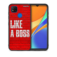 Thumbnail for Θήκη Xiaomi Redmi 9C Like A Boss από τη Smartfits με σχέδιο στο πίσω μέρος και μαύρο περίβλημα | Xiaomi Redmi 9C Like A Boss case with colorful back and black bezels