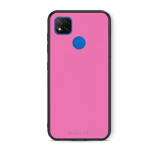 Θήκη Xiaomi Redmi 9C Rose Pink από τη Smartfits με σχέδιο στο πίσω μέρος και μαύρο περίβλημα | Xiaomi Redmi 9C Rose Pink case with colorful back and black bezels
