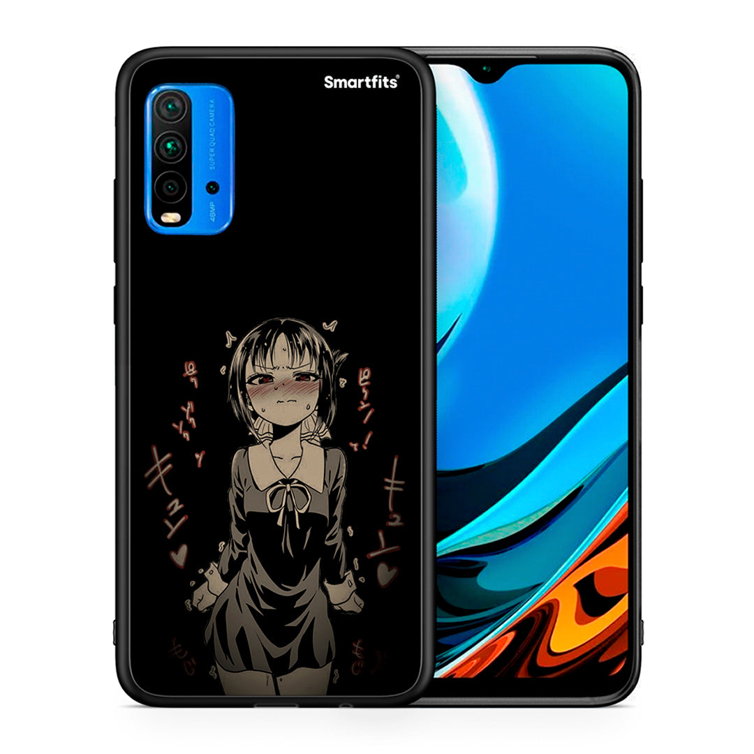 Θήκη Xiaomi Redmi 9T Anime Girl από τη Smartfits με σχέδιο στο πίσω μέρος και μαύρο περίβλημα | Xiaomi Redmi 9T Anime Girl case with colorful back and black bezels