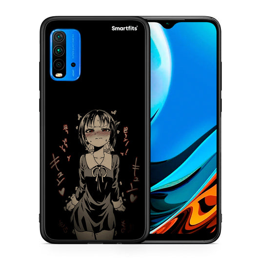 Θήκη Xiaomi Redmi 9T Anime Girl από τη Smartfits με σχέδιο στο πίσω μέρος και μαύρο περίβλημα | Xiaomi Redmi 9T Anime Girl case with colorful back and black bezels